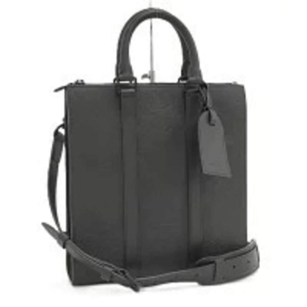 LOUIS VUITTON Sac Plat Cross Handbag Monogram Taurillon Leather